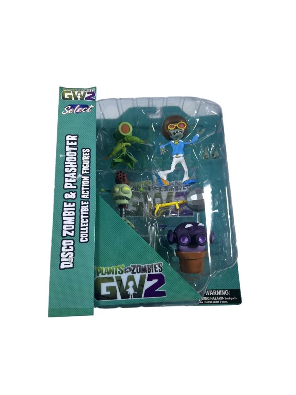 Diamond Select Plants Vs Zombies: GW2 Disco Zombie & Peashooter Figure Set